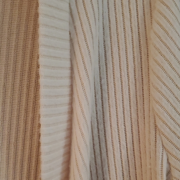 PerSeption Concept Cream Ribbed Cardigan - Picture 3 of 7